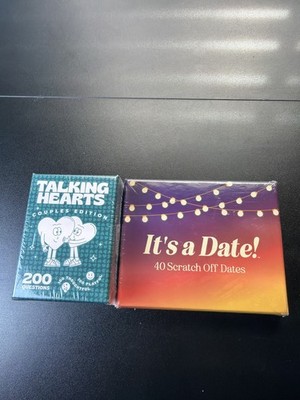 Its a Date Talking Hearts Couples Edition Game Set 40 Scratch Off Dates 200