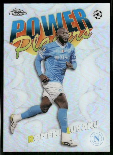 2025-26 Topps Chrome UEFA Club Competitions #PP-12 Romelu Lukaku Power Players