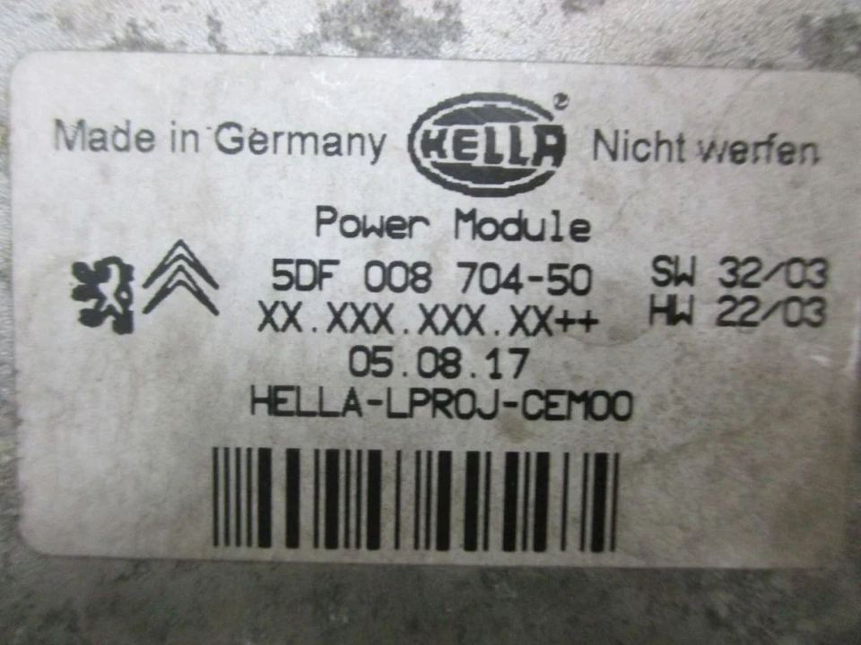 Centralina Fari Incurvati Adatto per Peugeot 407 Coupé (6C_) 3.0 V6 5DF00870450 - Immagine 3 di 3