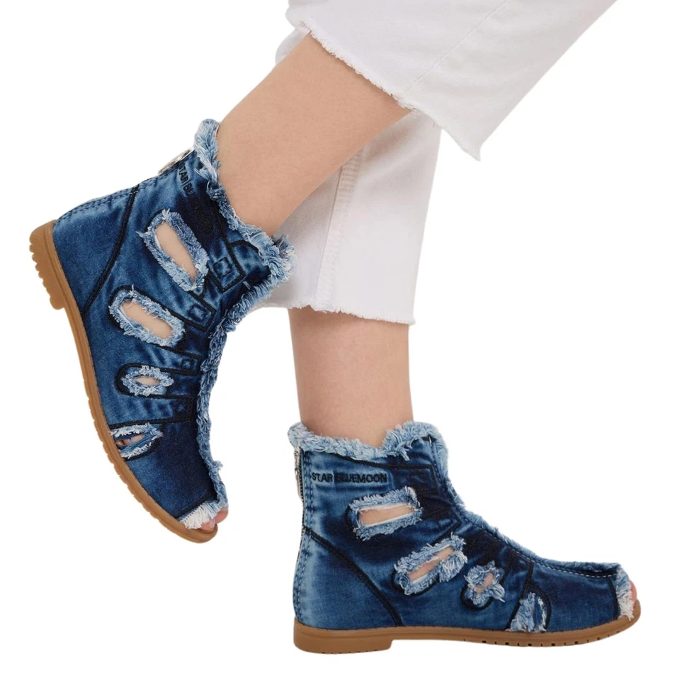 Sandals Jeans Shoes ,Women's Sports Shoes / Sandals Boots / Valentine's Gift' - Image 2 of 4
