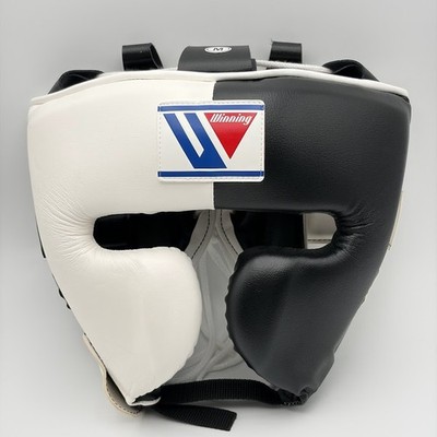 Winning FG-2900 Boxing Head gear M Size White Black Cheek Type