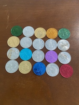 20 Mardi Gras Doubloons Mixed Lot New Orleans Louisiana 1980's #28