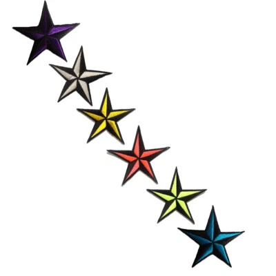 CATCH THE PATCH Aufnäher / Bügelbild - Stern - mehrere Farben auswählbar - 7,5 x 7,5 cm