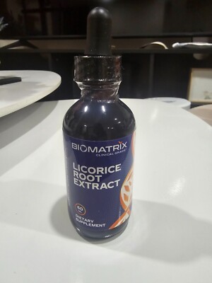 Biomatrix licorice root extract 60ml dietary supplement fast shipping..