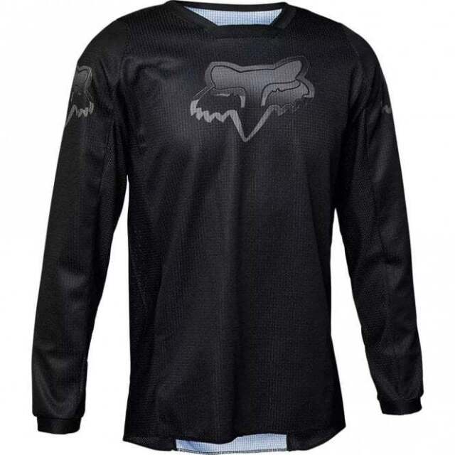 Fox Racing (YOUTH) 180 BLACKOUT MX Motocross Jersey (Black/Black) Fox Racing (YOUTH) 180 BLACKOUT MX Motocross Jersey (Black/Black)