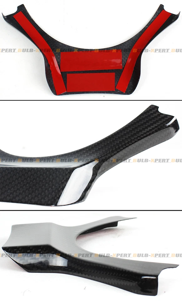 CAPA DE ACABAMENTO ADICIONAL DE VOLANTE DE FIBRA DE CARBONO PARA 15-22 LEXUS RC350 RC200T RC F - Imagem 4 de 4