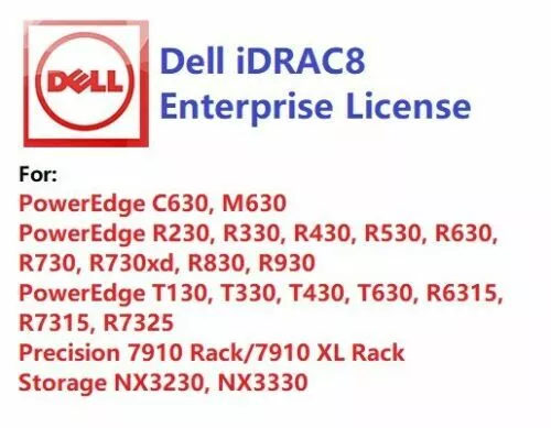 Licencia iDRAC7 iDRAC8 iDRAC9 iDRAC10 Enterprise para 12º 13º 14º 15º 17º - Imagen 6 de 8