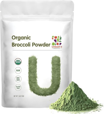 UNLEASH'D ORGANIC Broccoli Powder 1 Pound