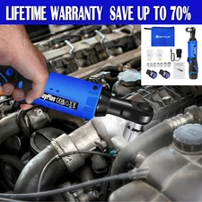 120NM 3/8" Cordless Ratchet Wrench Set 2300RPM Battery Electric Ratchet Driver