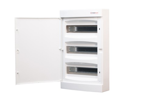 Fusibles Adorno IP40 Distribuidor Carcasa 3-reihig 36 Módulo Blancos Puerta - Imagen 2 de 4