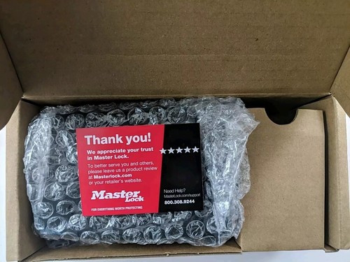 Caja de bloqueo de montaje en pared con botón pulsador Master Lock 5423EC - Imagen 2 de 4