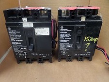 Lot of 2 Westinghouse Circuit Breaker MCP03150CR 15 A Amp 15A 3 Pole Used