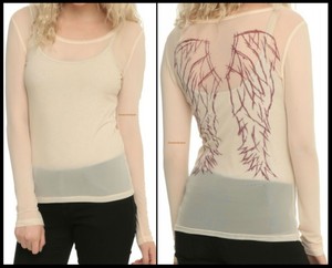 black angel mesh top