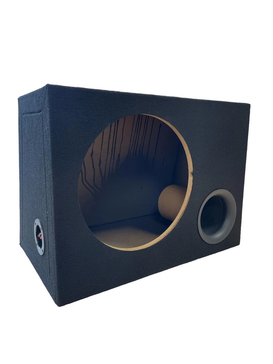 PRO 12 Ported Empty Sub Subwoofer Enclosure 40L MDF Black Carpted Boom  Bass Box