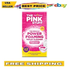 Stardrops The Pink Stuff Power Foaming Toilet Cleaner,2 Treatments Free Shipping