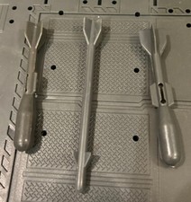 Vintage G.I. Joe Dragonfly Helicopter Parts - Missile & 2 Bombs, Original 1983