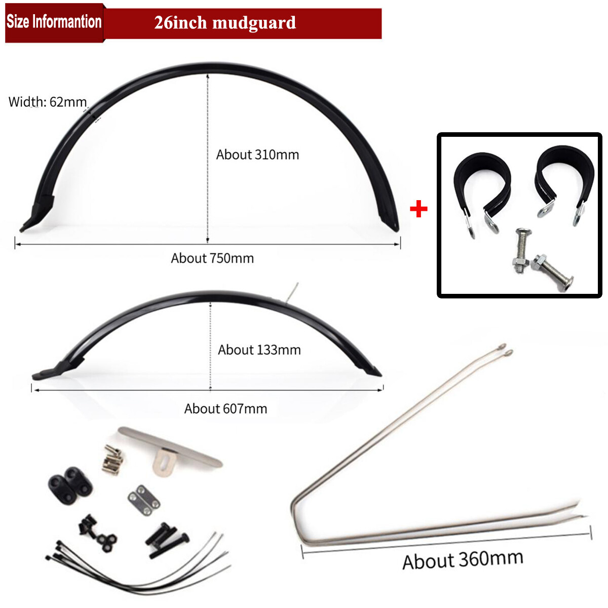 bicycle mudguards 700c wheels