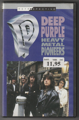   DEEP PURPLE - HEAVY METAL PIONEERS, Warner Music 1991 VHS VIDEOKASSETTE