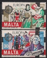 Malta 1982 Redemption/ Islands Constitution Human Rights Animation Europa 2v MNH