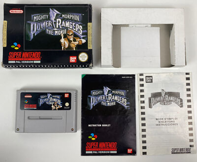 SNES Mighty Morphin Power Rangers The Movie mit Anleitung & OVP UKV