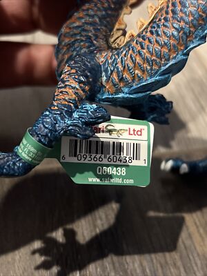 Safari Ltd Krystal Blue Dragon Toy Figure #Q60438 Chinese