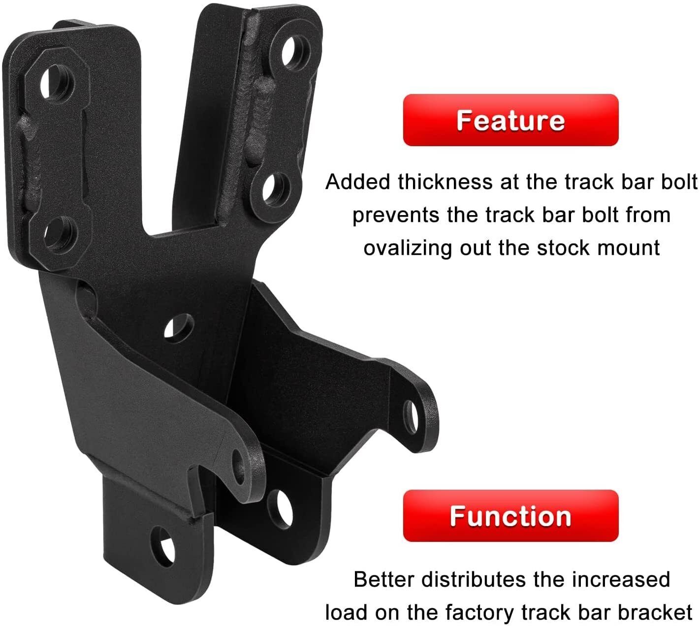 886901 Front Track Bar & Sector Shaft Brace For Jeep Wrangler JL, JLU