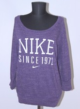 Nike womens purple training jumper Size M