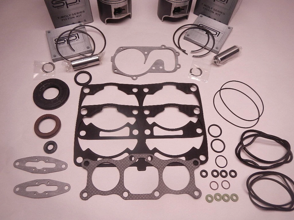KIT DE FIJACIÓN PISTONES Y JUEGO COMPLETO DE JUNTAS 13-16 POLARIS 800 RMK PRO ASALTO DRAGÓN Foto 3 de 4