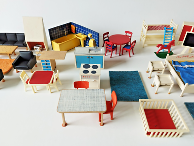 Une magnifique maison maison de poupée Lundby originale année 50/60 dans sa boite d'origine - Collection