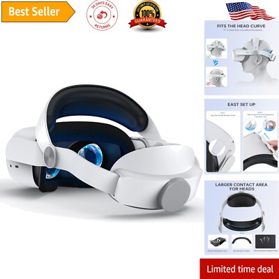 Oculus Quest 2 Replacement Strap with 27° Arc Shape for Enhanced Gaming Comfort