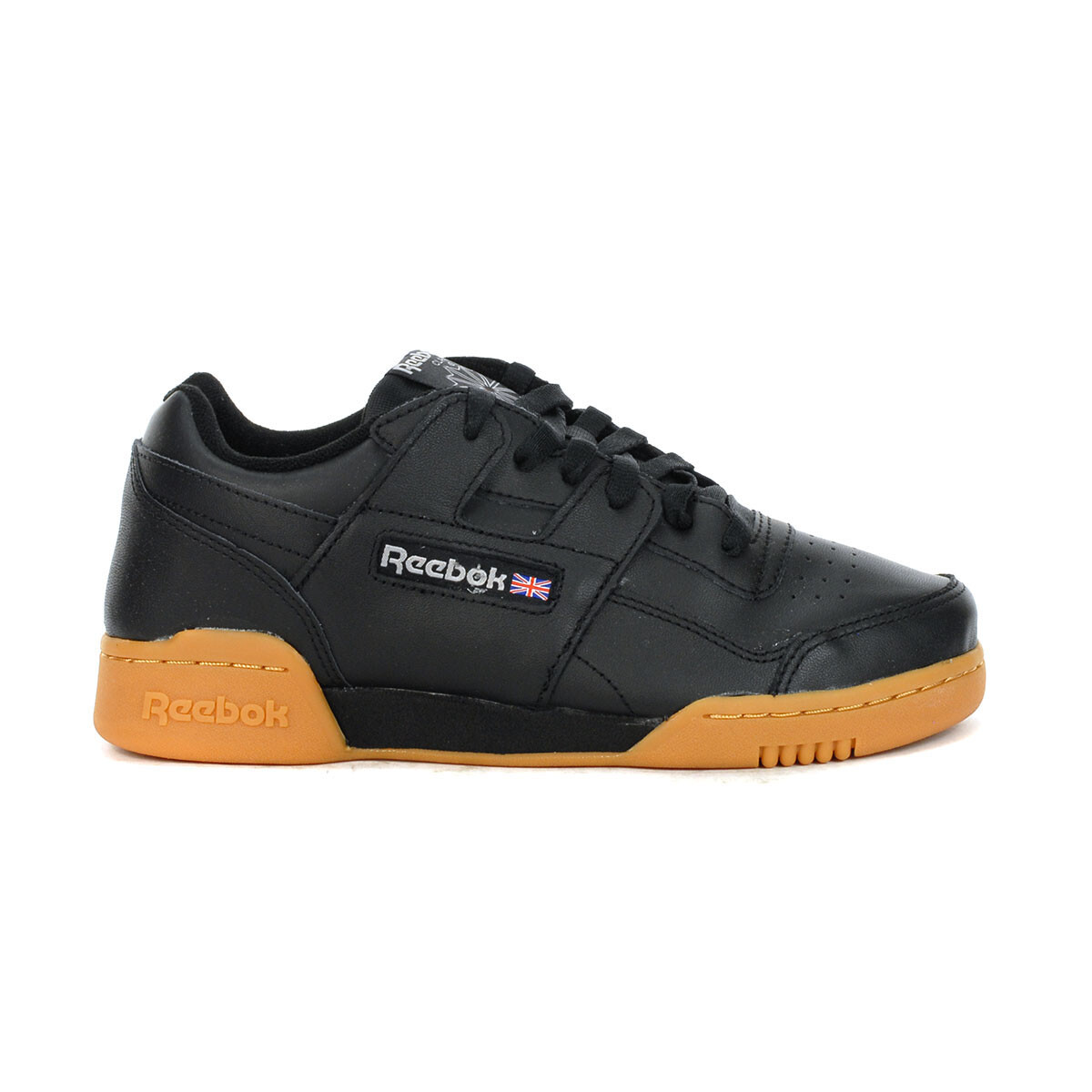 Reebok Men's Workout Plus Black/Gum Sneakers CN2127 | eBay