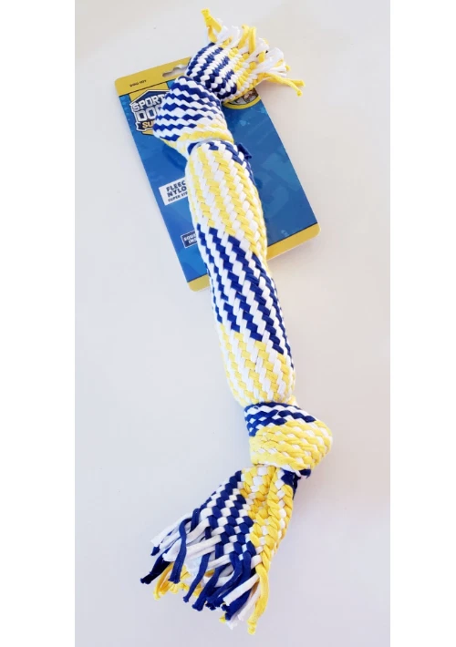 Cuerda flotante Jakks Pacific de verano de 18" para perros cachorros mascotas juguetes chirriantes dobles Foto 2 de 4