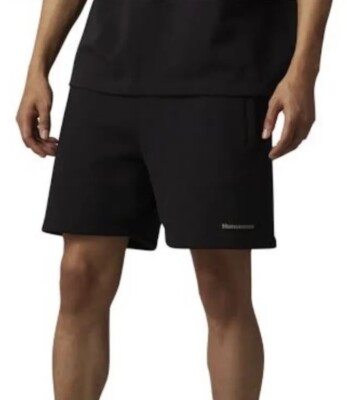 Adidas x Pharrell Williams Human Race Essential French Terry Shorts Black Sz 2XS