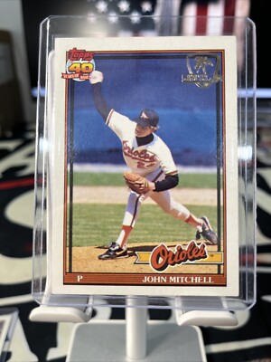 1991 Topps Desert Shield #708 John Mitchell NM