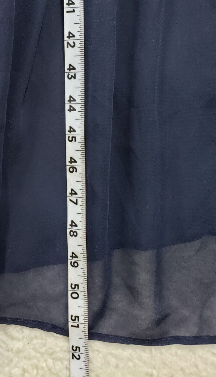 Zara Trafaluc Dress Women Extra Small Blue Polyester Sleeveless