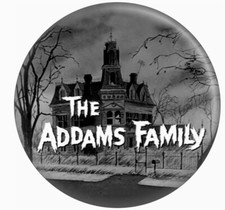 US K&uuml;hlschrank Magnet:  The Addams Family 5,7 cm Durchm Magnetschild Cooler