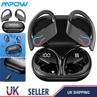 MPOW Wireless Bluetooth Headphones Earbuds Sports Bass Ear Hook Earphones IPX7