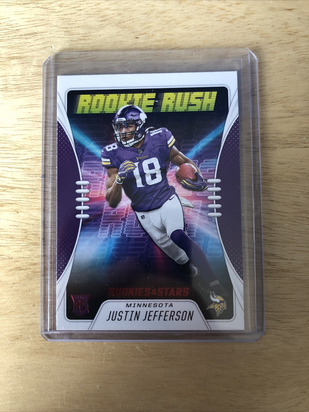 2020 Rookies & Stars - Justin Jefferson RC - Rookie Rush #RR-17