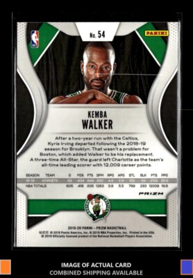 Kemba Walker rc 初年度 silver prizm psa10 2019-20 Panini Prizm #54 Kemba Walker Prizms Silver Boston