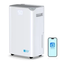 4500 Sq.Ft 50 Pints Energy Star Certified Dehumidifier for Home with Drain Ho...