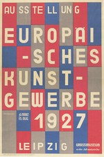 Europäisches Kunstausstellungsgewerbe 1927 Plakat Kunstdruck Werbung 448