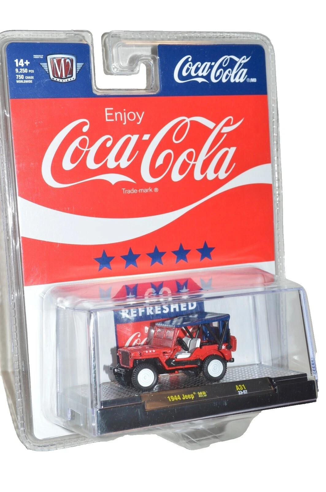 Coca-Cola Jeep Contemporary fabricación Diecast coches, camiones y camionetas