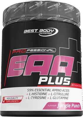 Best Body Professional EAA Plus Berry + Punch 900g / 60 serv 05/24 + Samples
