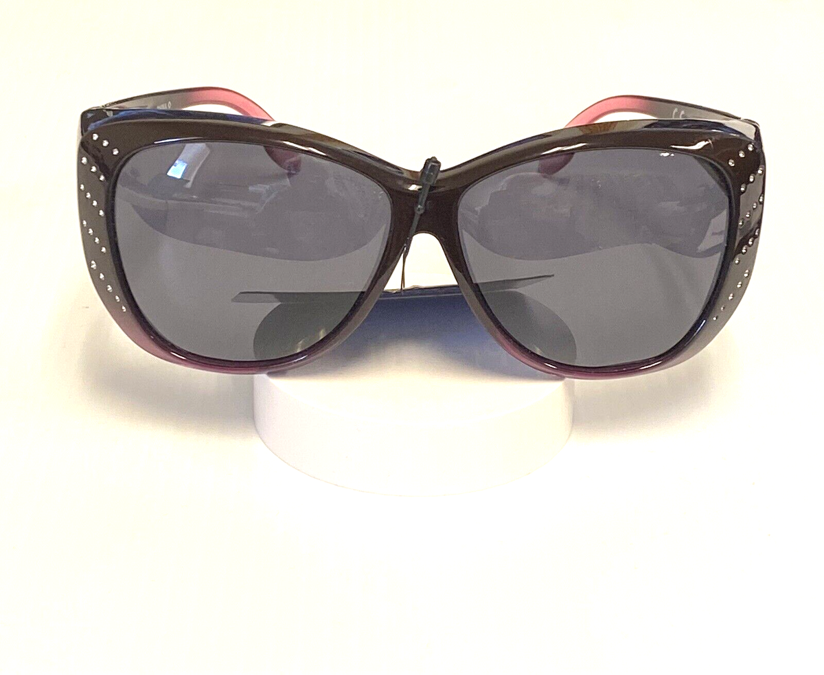 New, Women Solar Shield Sunglasses Foster Grant Brown/Pink  display picture 1