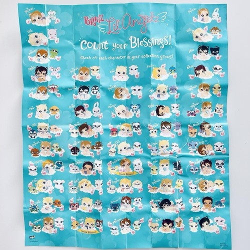 Bratz Lil’ Angelz Checklist Poster - Large Size - 17.7“ - 15.3“ - 第 1/4 張圖片