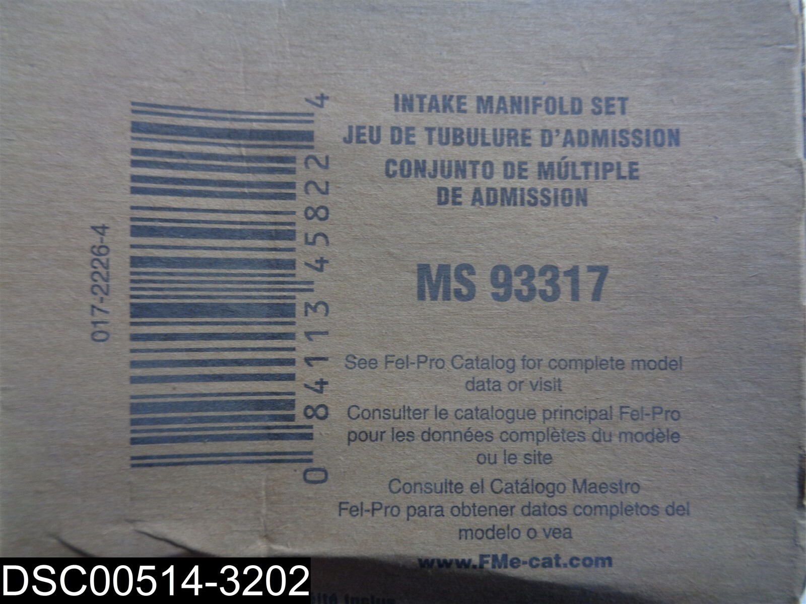 MS 93317 Fel Pro Intake Manifold Gasket Set 084113458224 | eBay 