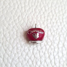 Ciondolo Chantecler Et Voilà Donna ciondolo Campanella in smalto rosso Argento
