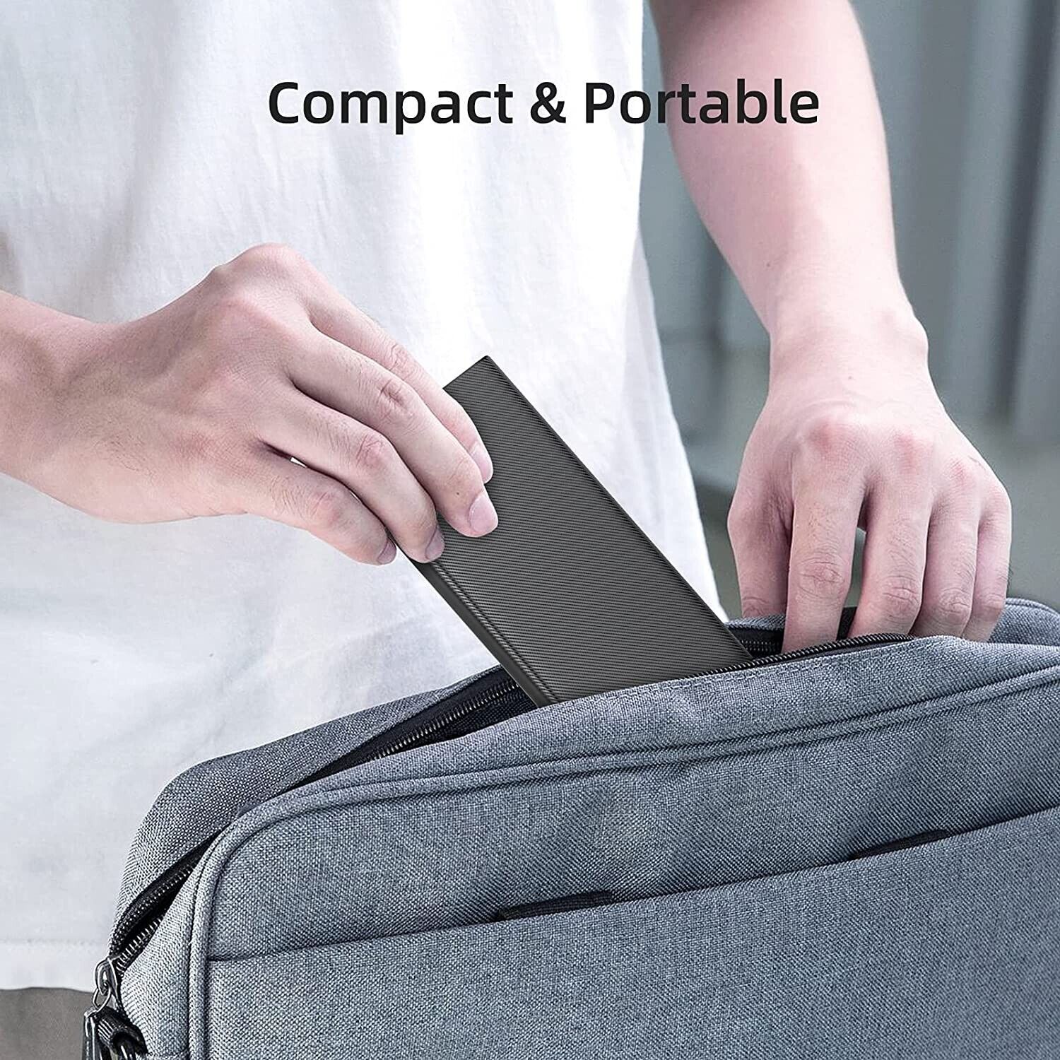 Cargador Portatil Para Celular Iphone Samsung Carro Bateria Externa Power  Bank