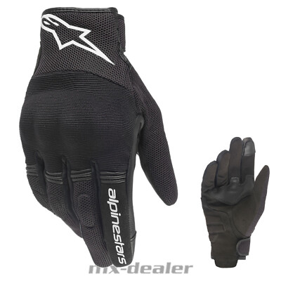 Alpinestars Copper Schwarz Wei Urban Handschuhe Supermoto Road Sport  Touring | eBay