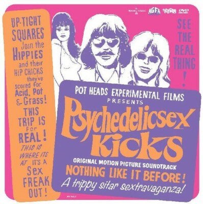 PSYCHEDELIC SEX KICKS - OST (LP + DVD 2020) NEW **WHITE VINYL**  **11 TRACKS**